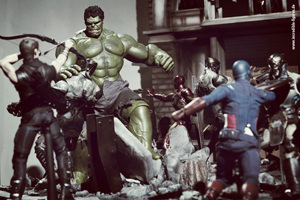 Hulk - Red Diorama